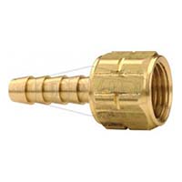 Acetylene Coupling Left Hand Thread x Hose Shank