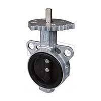 One Piece Aluminum Butterfly Valve with Iron Disc