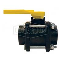 Polypropylene 4-Bolt Ball Valve